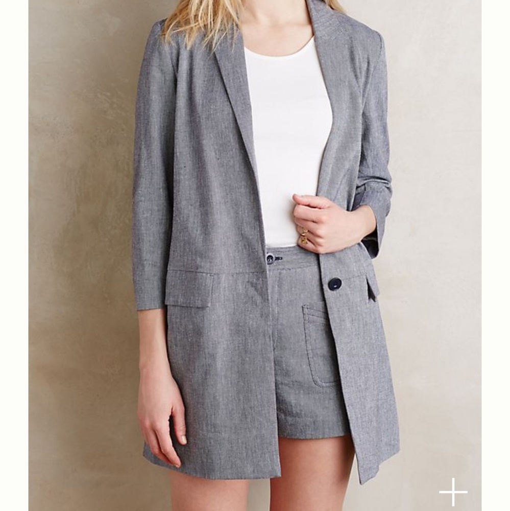 NWT Anthropologie Forest Park Blazer M